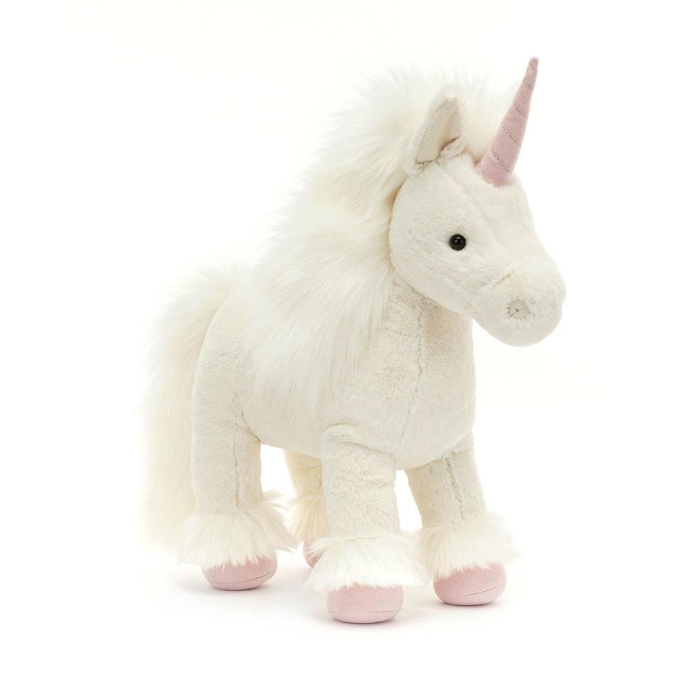 Créatures Mythiques Jellycat Peluche Isadora Unicorn,32cm x 11cm x 32cm Blanche | 69472-JZNI