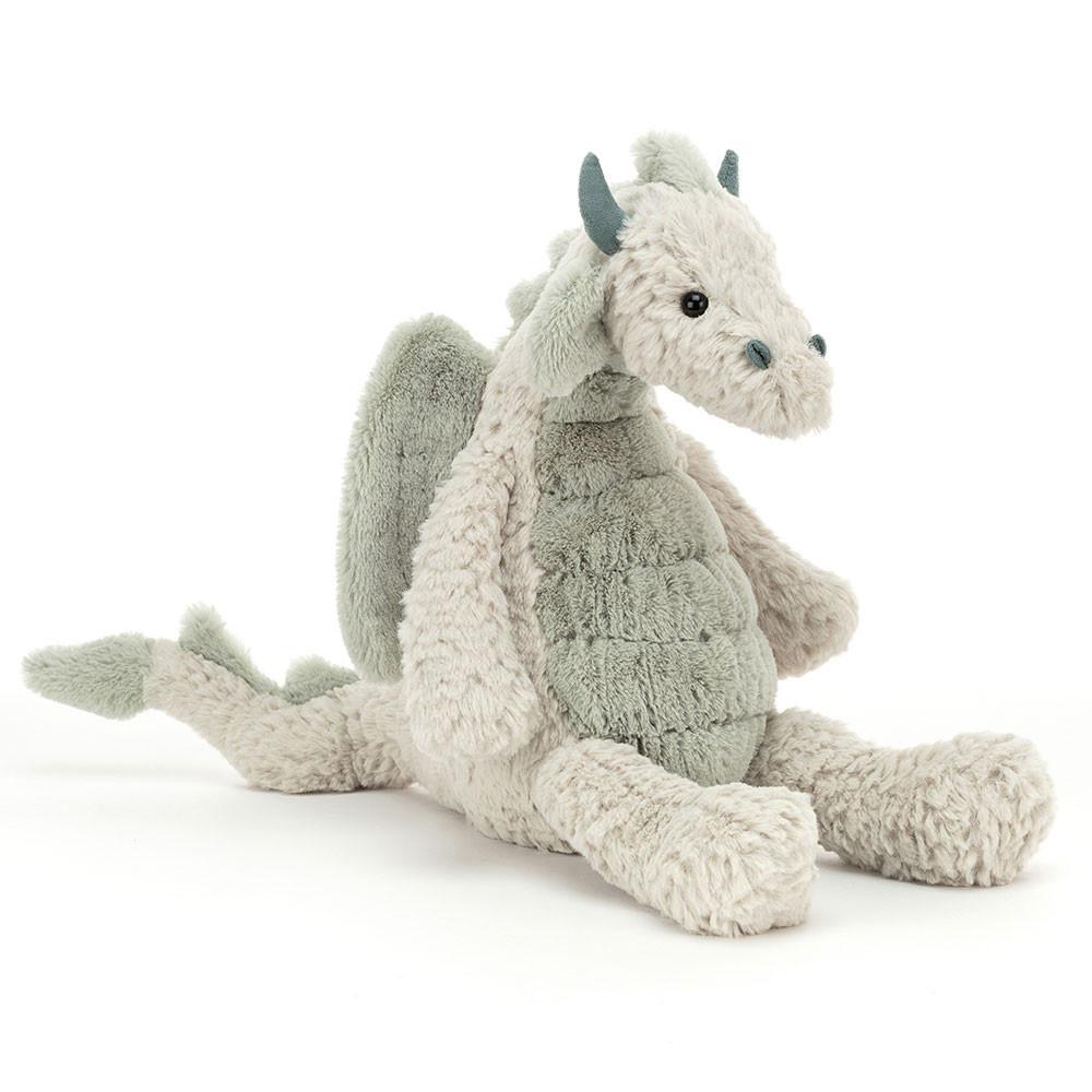 Créatures Mythiques Jellycat Peluche Lallagie Dragon,35cm x 13cm x 13cm Vert | 39872-DUQG