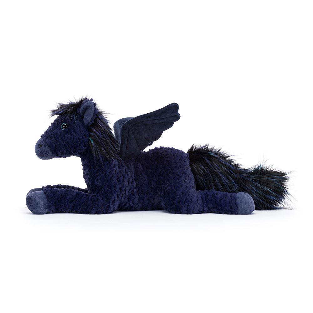 Créatures Mythiques Jellycat Peluche Seraphina Pegasus,23cm x 16cm x 49cm Bleu | 36241-PGVX