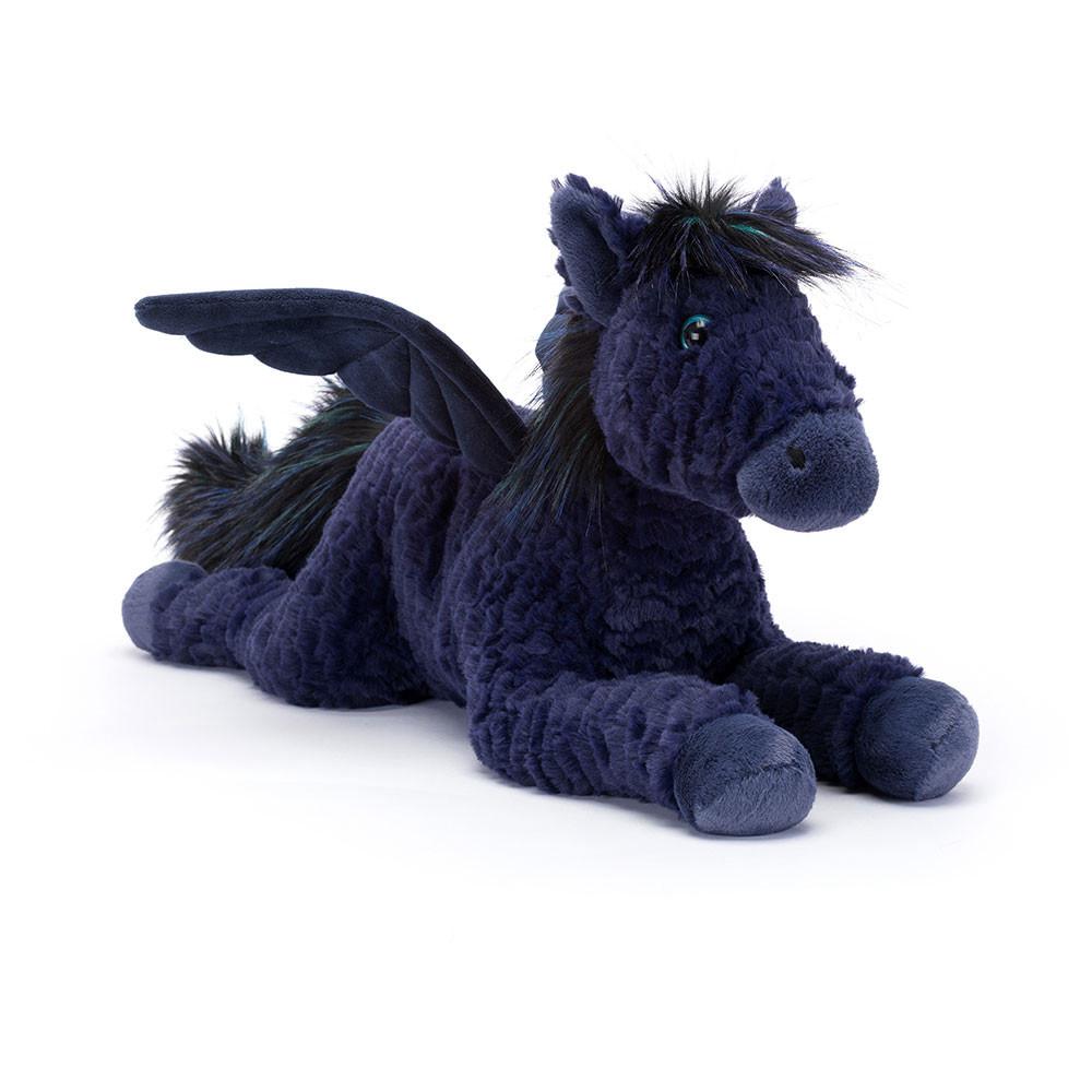 Créatures Mythiques Jellycat Peluche Seraphina Pegasus,23cm x 16cm x 49cm Bleu | 36241-PGVX