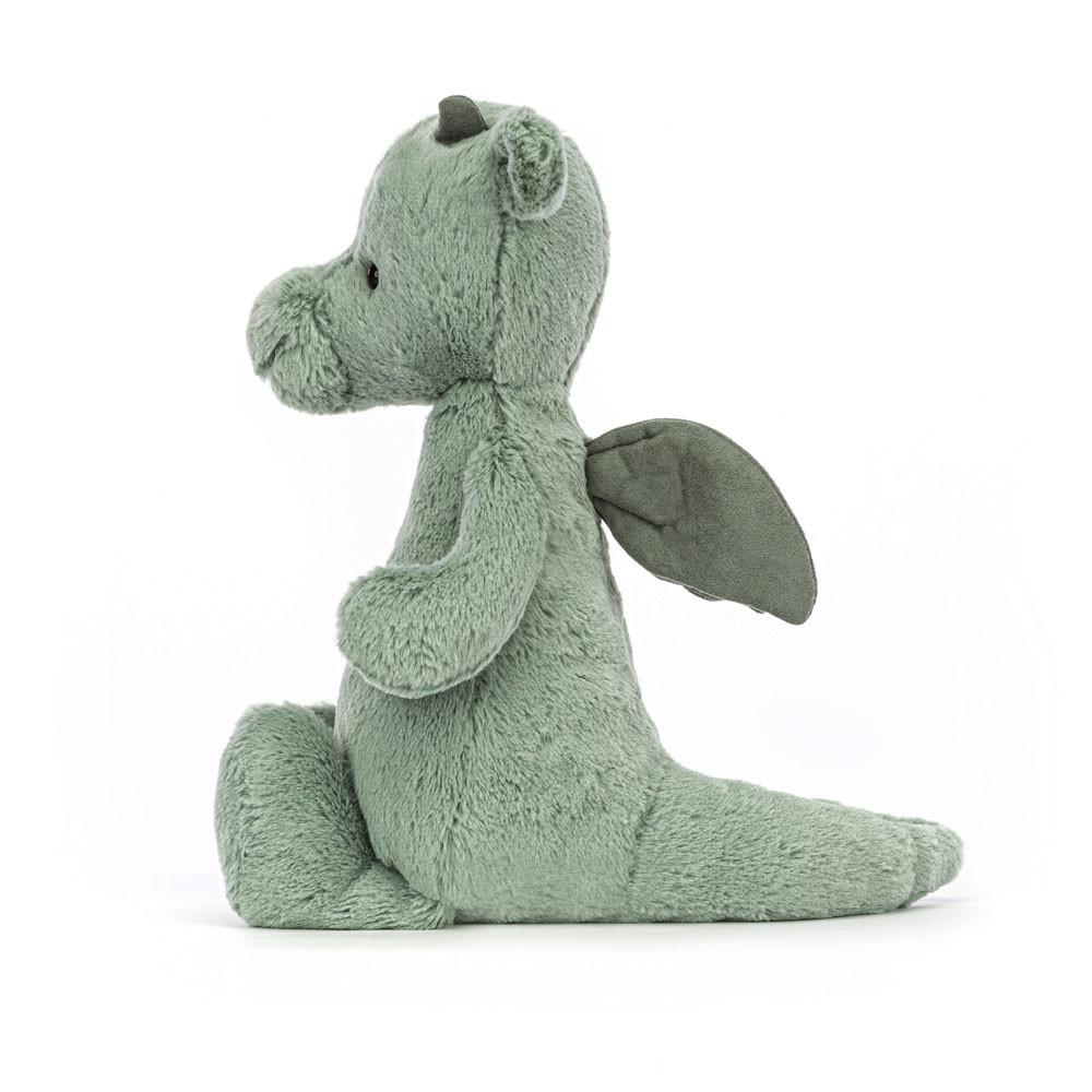 Dinosaure Jellycat Peluche Bashful Dragon,12.2in x 4.7in x 3.5in Vert | 49127-NMHI