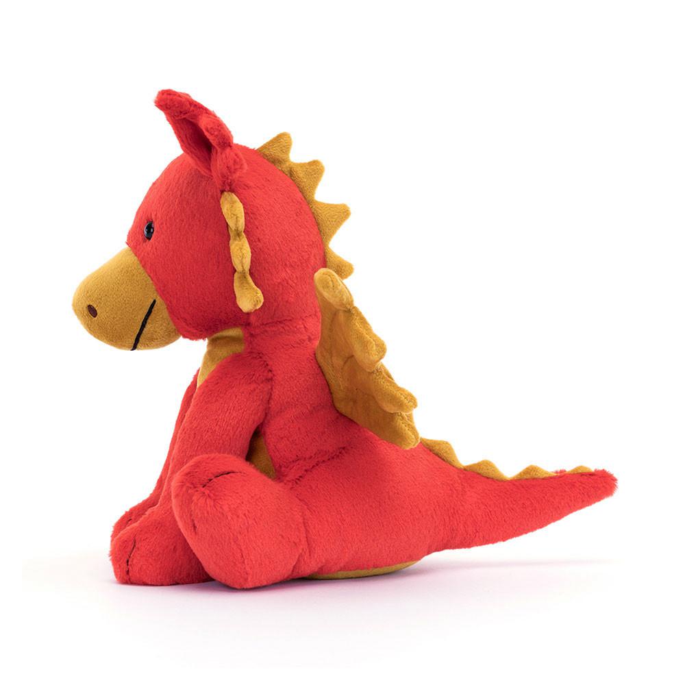 Dinosaure Jellycat Peluche Darvin Dragon,9.4in x 7.9in x 4.7in Rouge | 67295-TRCA
