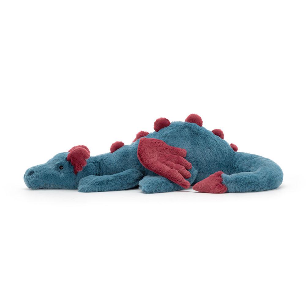 Dinosaure Jellycat Peluche Dexter Dragon,3.1in x 3.1in x 11.8in Bleu | 29814-OUZW
