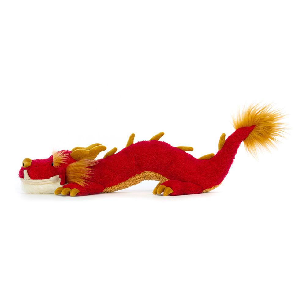Dinosaure Jellycat Peluche Festival Dragon,4.3in x 7.1in x 16.5in Rouge | 81950-FWZI