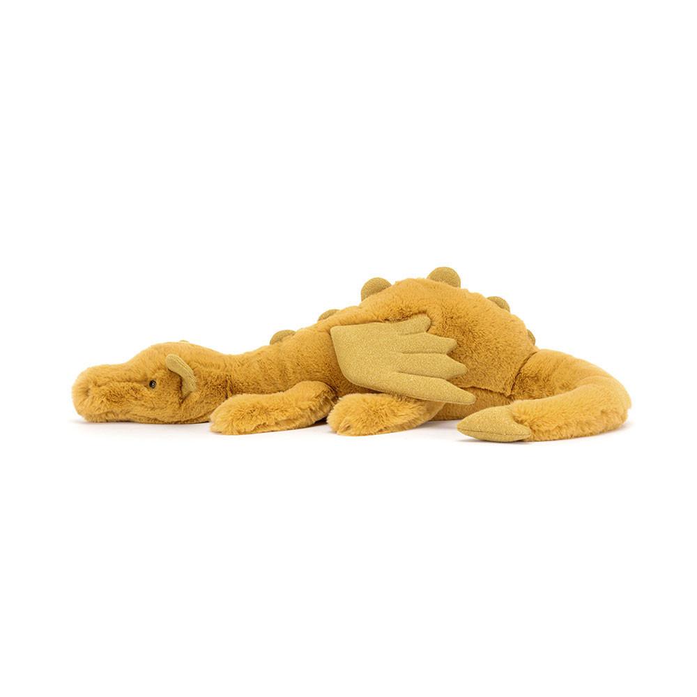 Dinosaure Jellycat Peluche Golden Dragon,12cm x 14cm x 50cm Jaune | 68120-VGJW