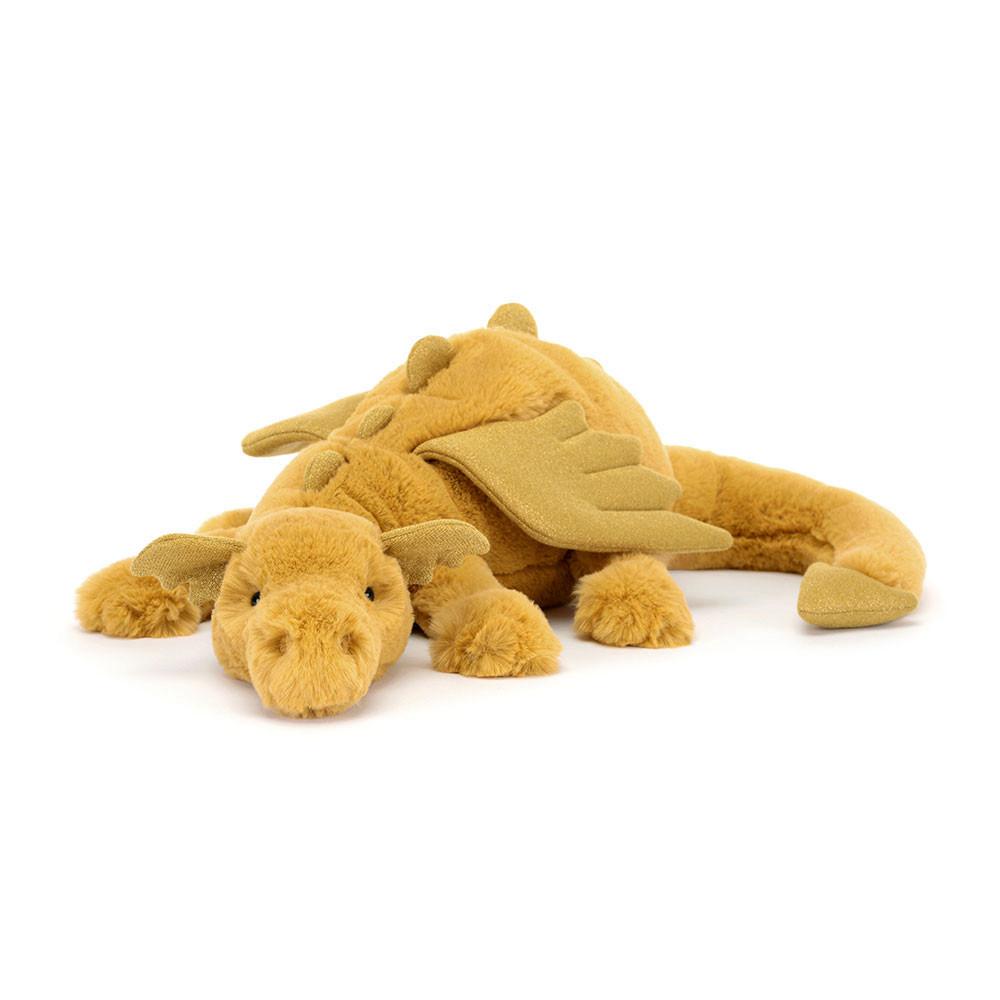 Dinosaure Jellycat Peluche Golden Dragon,12cm x 14cm x 50cm Jaune | 68120-VGJW