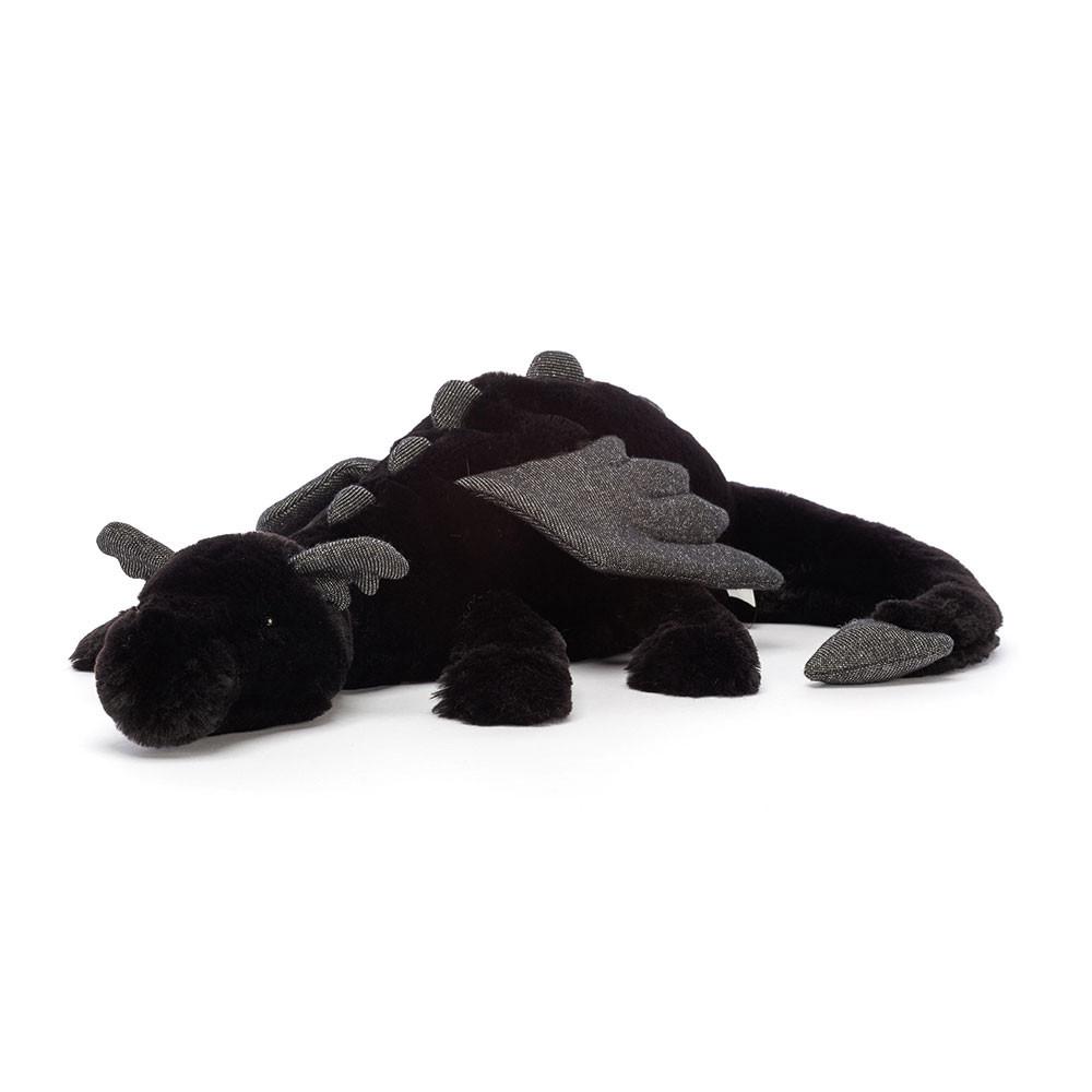 Dinosaure Jellycat Peluche Onyx Dragon,4.7in x 5.5in x 19.7in Noir | 83492-VUGA