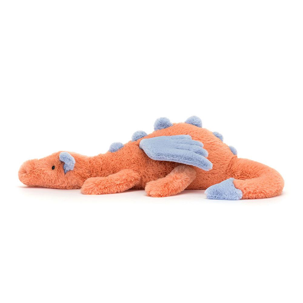 Dinosaure Jellycat Peluche Persimmon Dragon,4.7in x 5.5in x 19.7in Orange | 48659-PAFJ