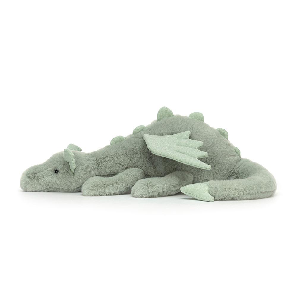 Dinosaure Jellycat Peluche Sage Dragon,4.7in x 5.5in x 19.7in Vert | 29517-FRKX