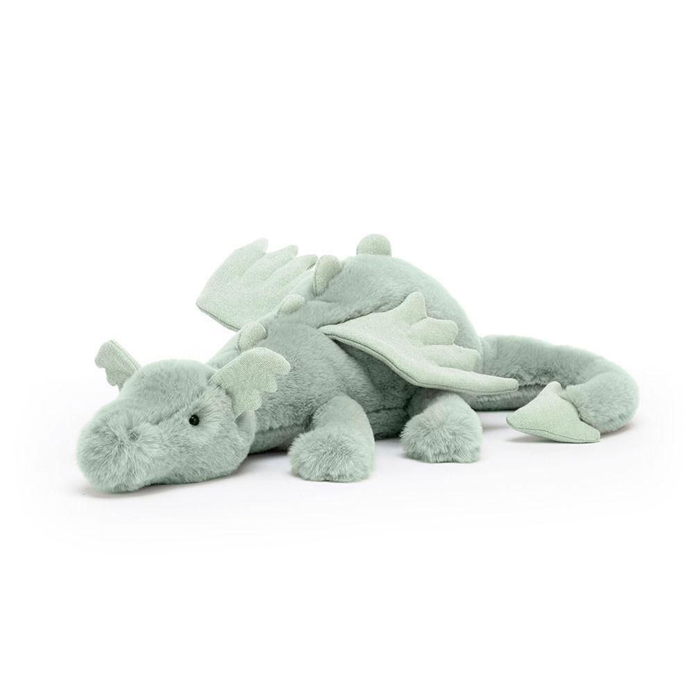 Dinosaure Jellycat Peluche Sage Dragon,4.7in x 5.5in x 19.7in Vert | 29517-FRKX