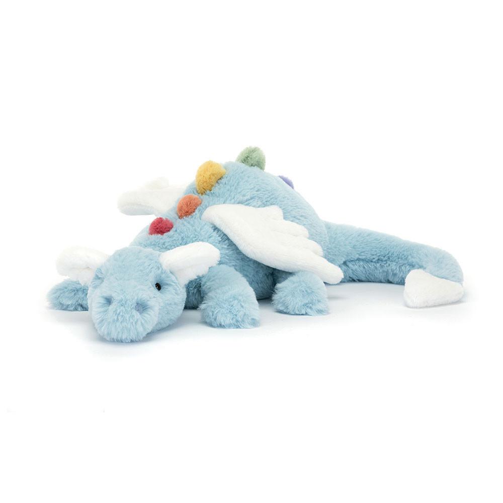 Dinosaure Jellycat Peluche Sky Dragon,4.7in x 5.5in x 19.7in Bleu | 51387-YUNQ
