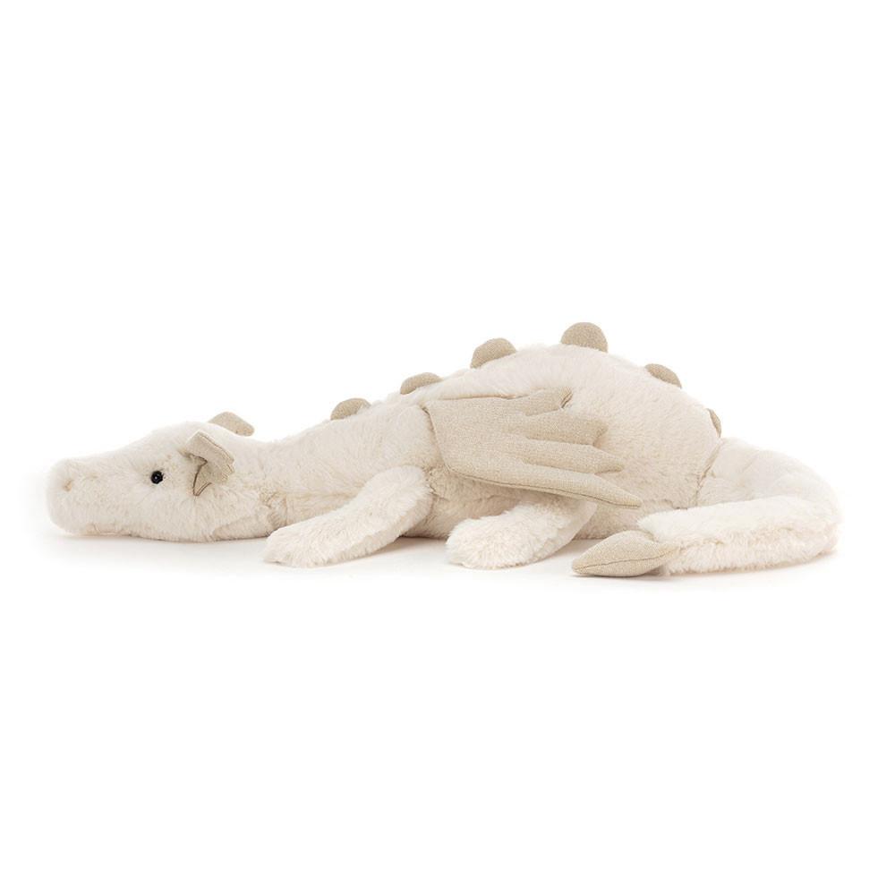 Dinosaure Jellycat Peluche Snow Dragon,4.7in x 5.5in x 19.7in Blanche | 69102-ESBR