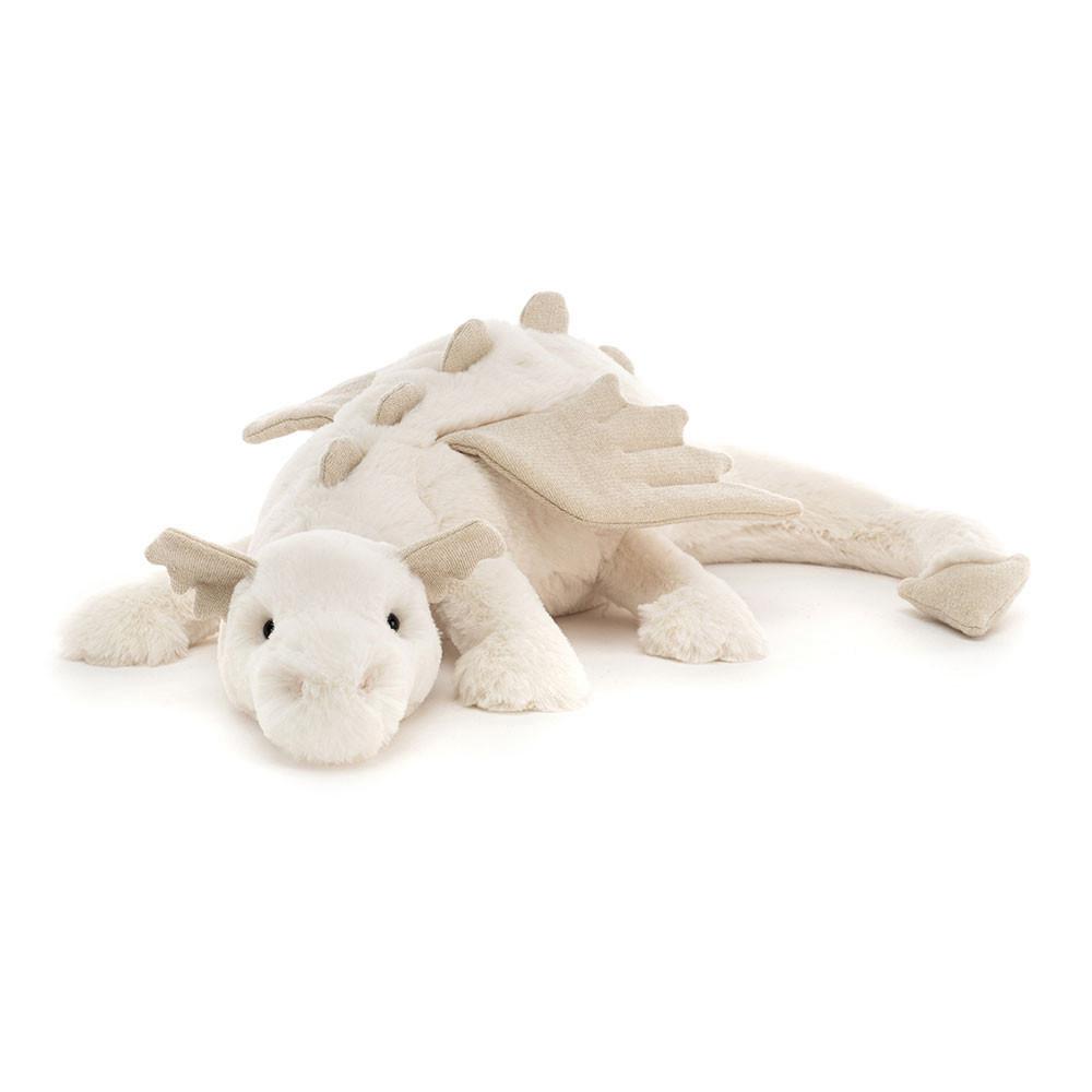 Dinosaure Jellycat Peluche Snow Dragon,4.7in x 5.5in x 19.7in Blanche | 69102-ESBR