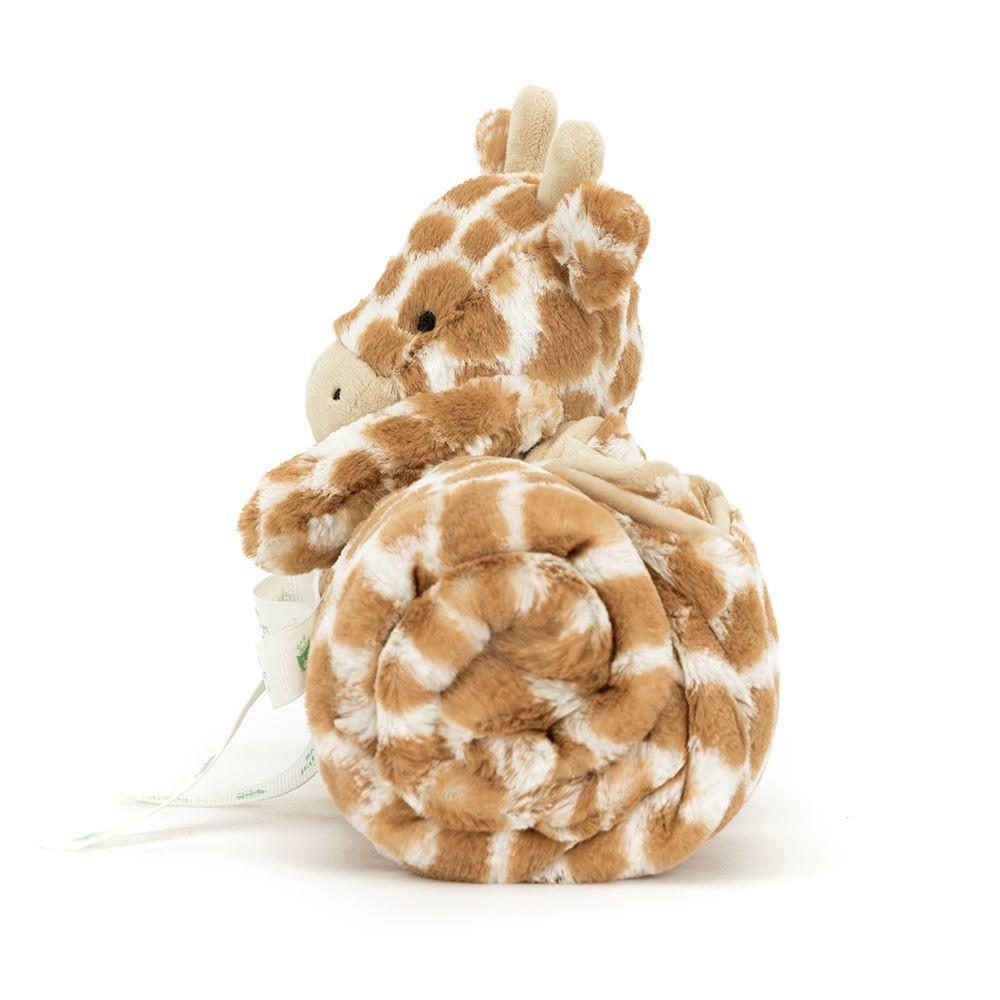 Doudou Jellycat Bashful Giraffe Blankie,27cm x 20cm x 7cm Orange | 25701-BCQH