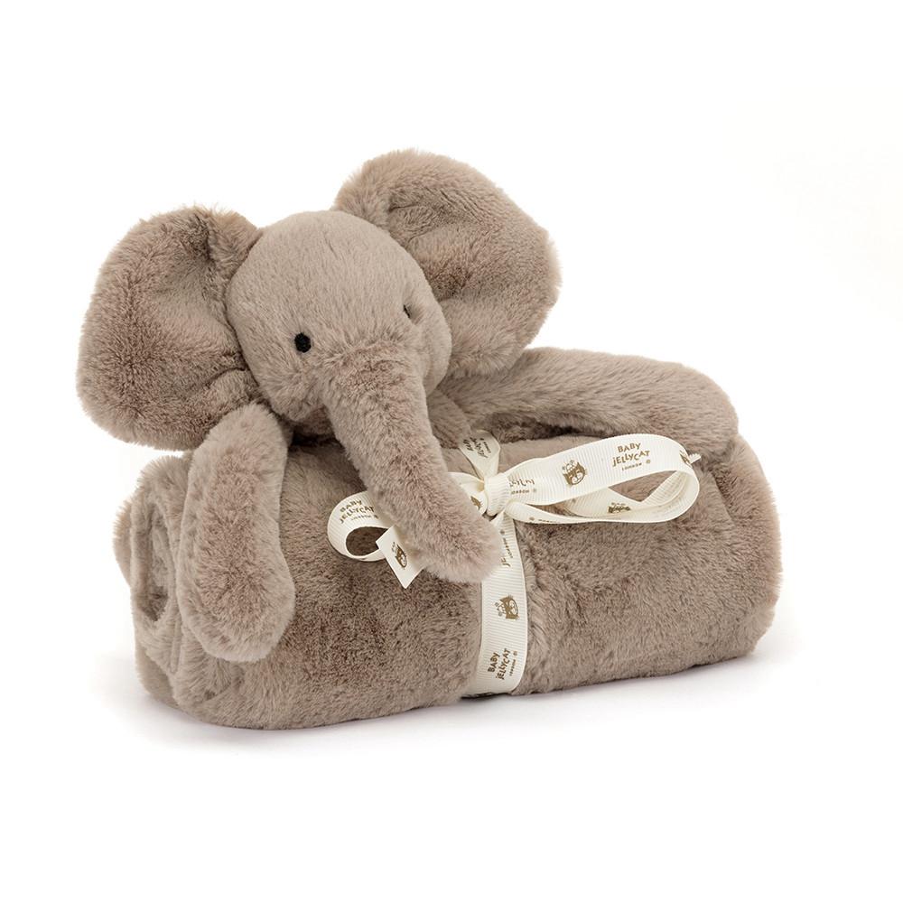 Doudou Jellycat Smudge Elephant Blankie,56cm x 70cm x 9cm Grise | 34681-WSAF