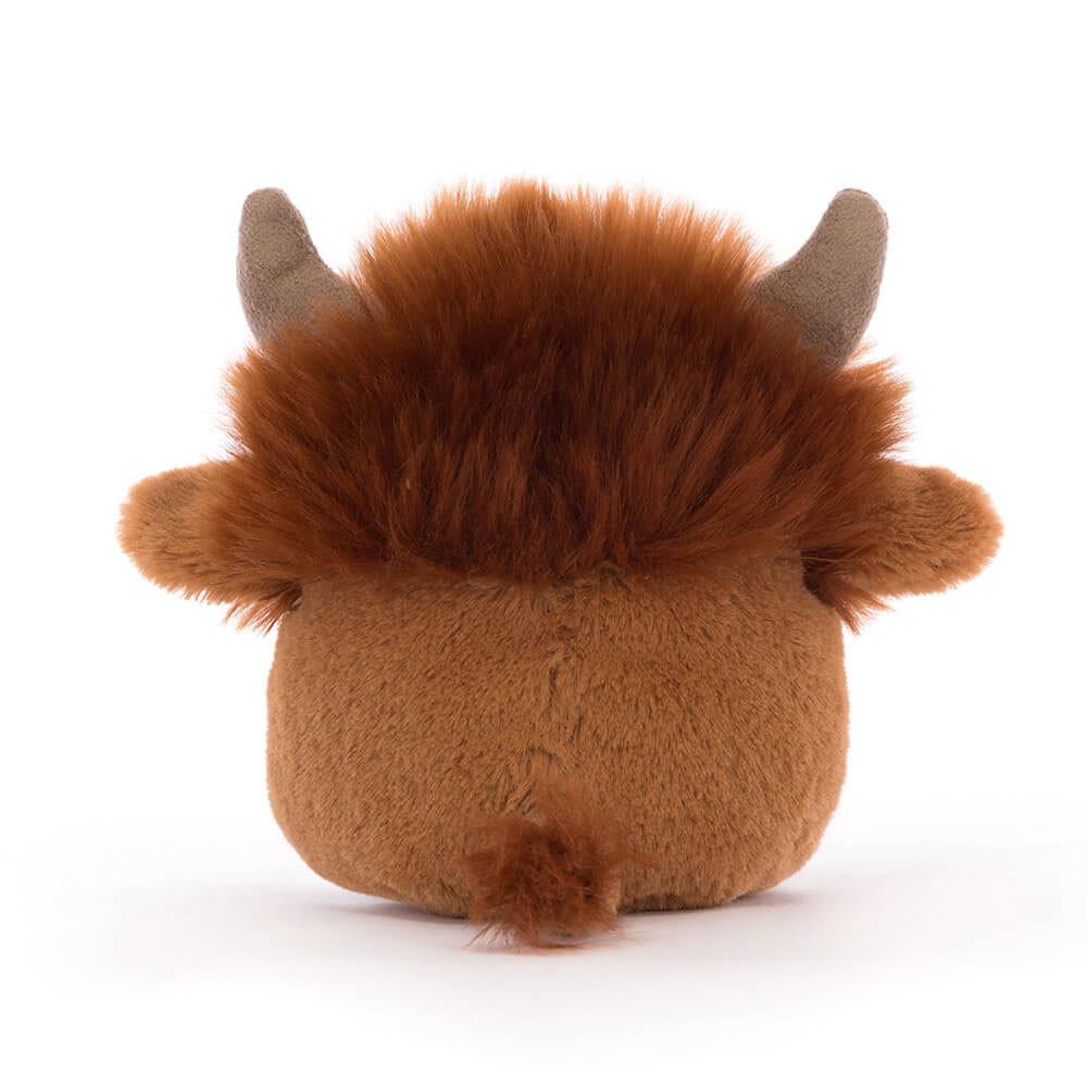 Ferme Jellycat Peluche Amuseabean Highland Cow,12cm x 9cm x 6cm Marron | 15706-TZNP