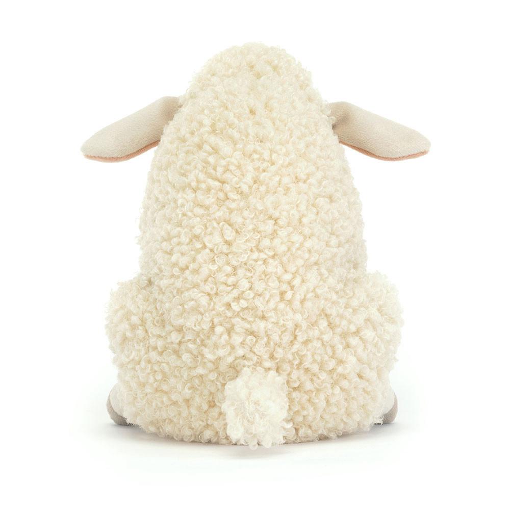Ferme Jellycat Peluche Burly Boo Sheep,20cm x 11cm x 14cm Blanche | 73986-SEBL