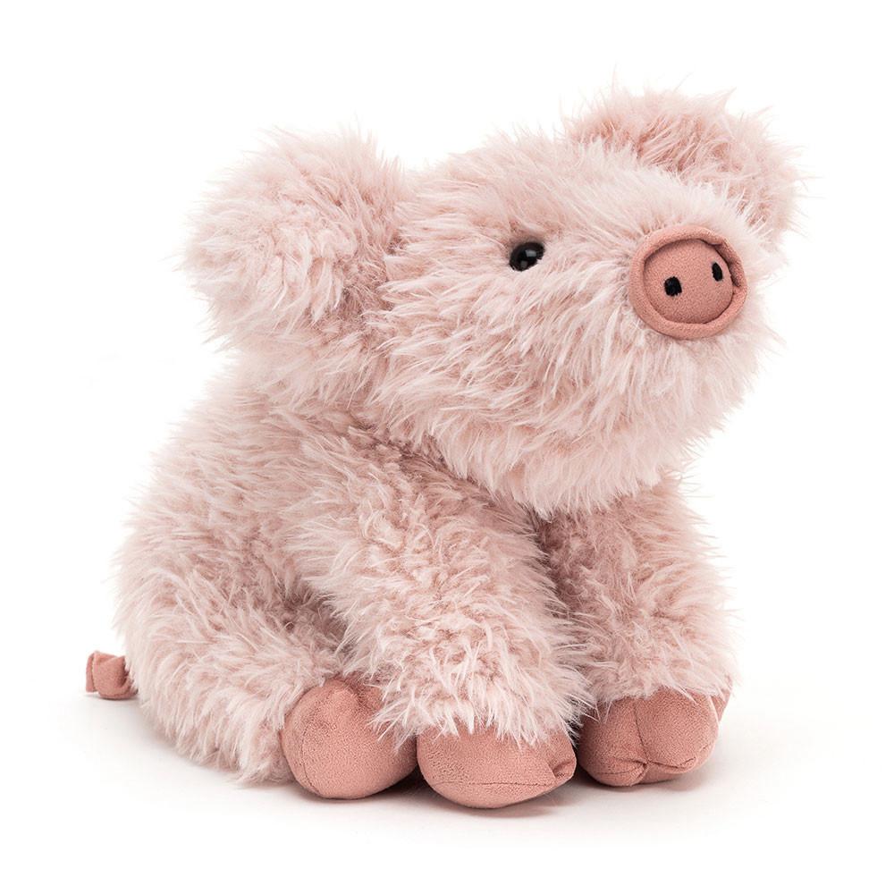 Ferme Jellycat Peluche Curvie Pig,25cm x 16cm x 10cm Rose | 15340-EYJQ