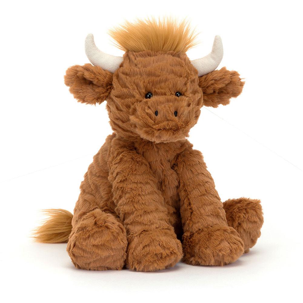 Ferme Jellycat Peluche Fuddlewuddle Highland Cow,23cm x 13cm x 9cm Marron | 92487-YVXE