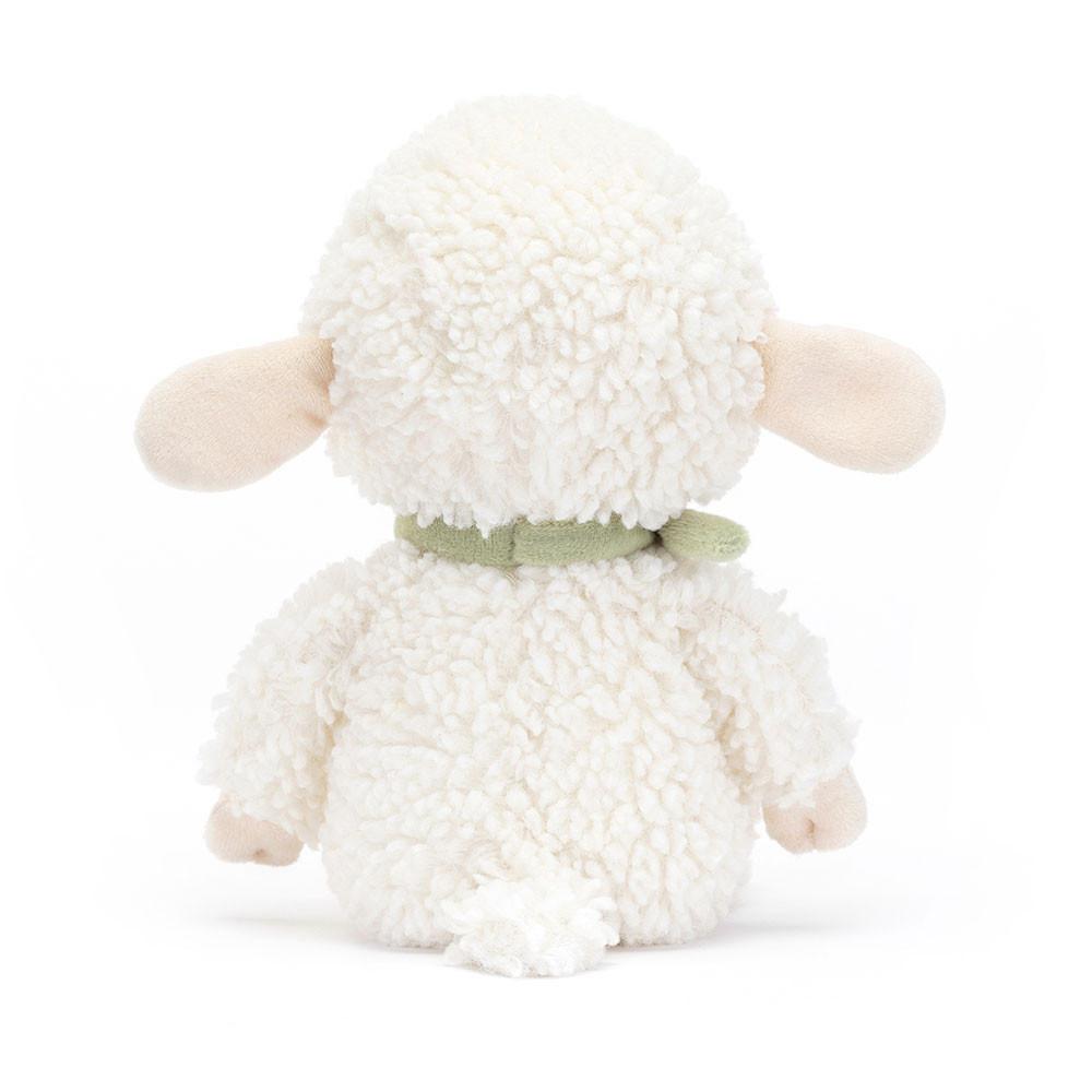Ferme Jellycat Peluche Fuzzkin Lamb,25cm x 9cm x 5cm Blanche | 17462-QSCA