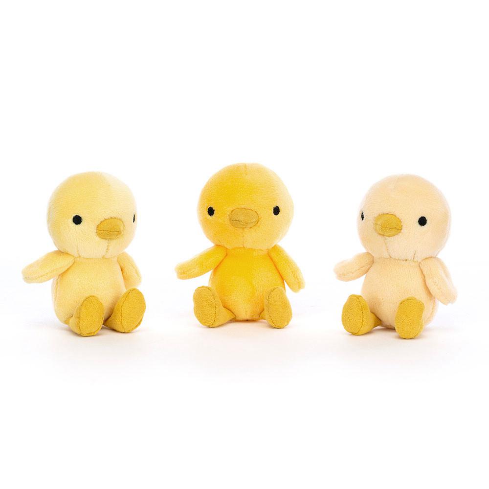 Ferme Jellycat Peluche Nesting Chickies,11cm x 13cm x 13cm Jaune | 14098-RMJF