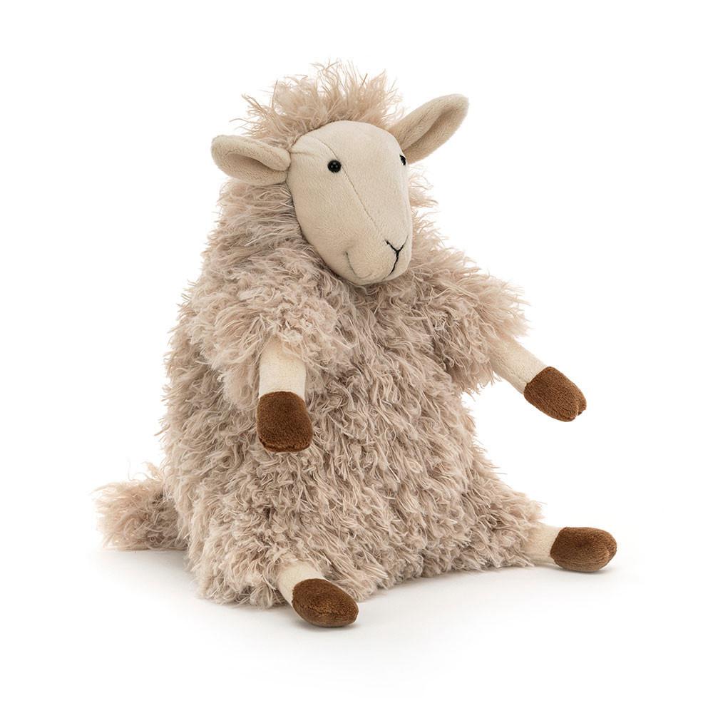 Ferme Jellycat Peluche Sherri Sheep,11.8in x 5.5in x 5.1in Beige | 94368-MTOK