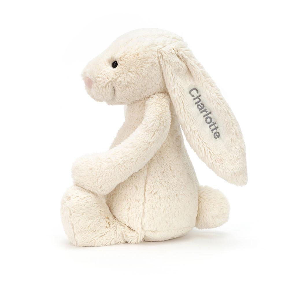 Grand Jellycat Peluche Bashful Cream Bunny Huge,51cm x 21cm x 12cm Blanche | 30421-KAJE