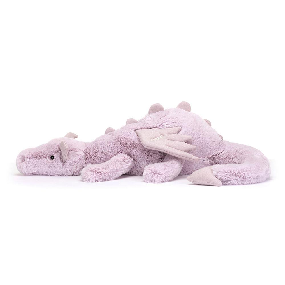 Grand Jellycat Peluche Lavender Dragon Huge,19cm x 20cm x 66cm Violette | 72435-OPLB