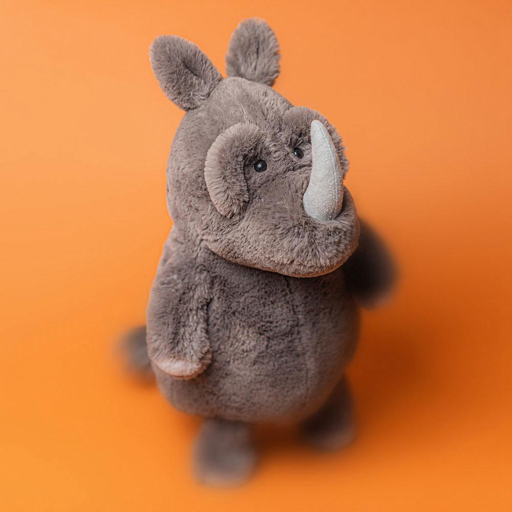 Grand Jellycat Peluche Roderick Rhinoceros,37cm x 15cm x 13cm Grise | 52897-WJBY
