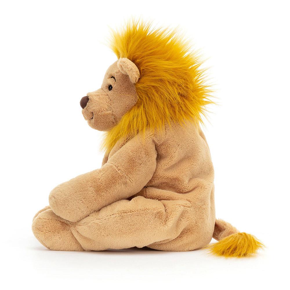 Grand Jellycat Peluche Rumpletum Lion,27cm x 21cm x 22cm Jaune | 17368-LRWH