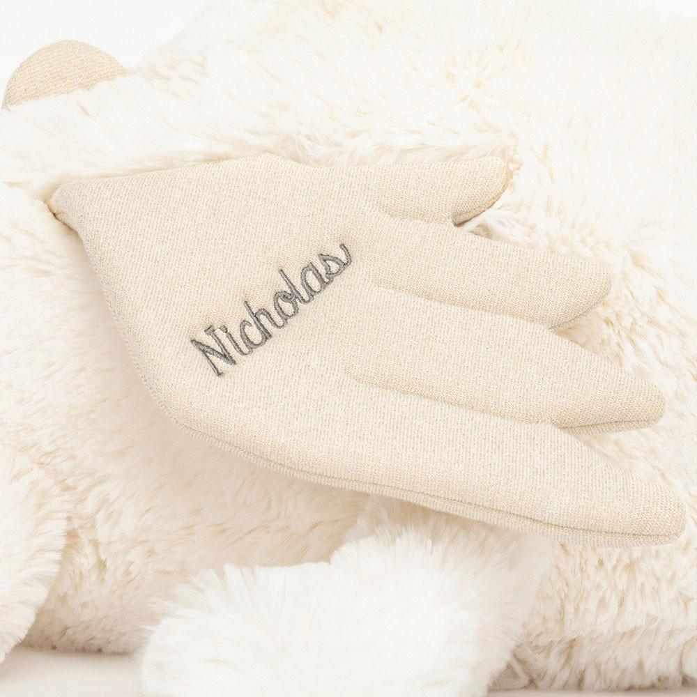 Grand Jellycat Peluche Snow Dragon Huge,19cm x 20cm x 66cm Blanche | 21978-OZIH