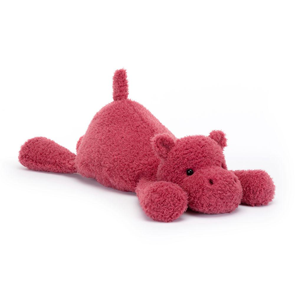 Grand Jellycat Peluche Splootie Hippo,16cm x 18cm x 42cm Rose | 60785-AYMH