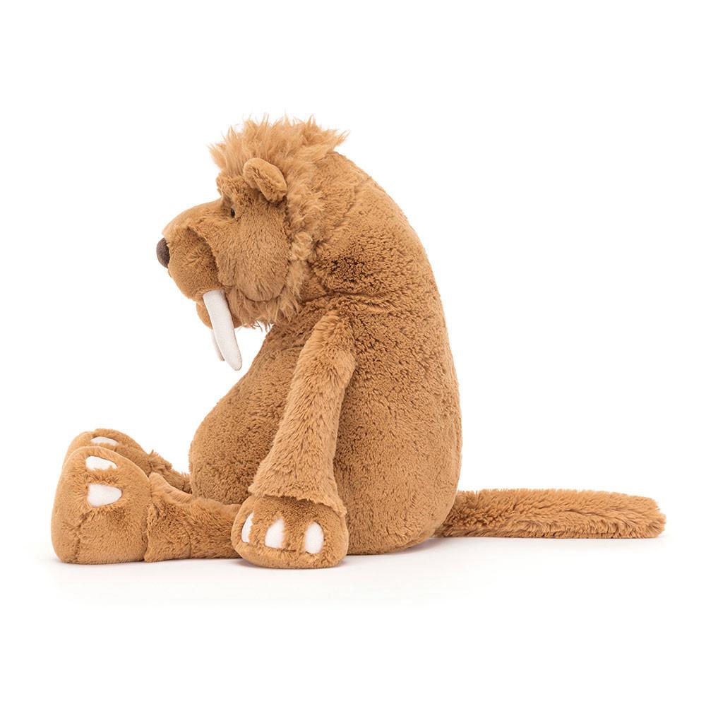 Grand Jellycat Peluche Stellan Sabre Tooth Tiger,49cm x 17cm x 16cm Marron | 82139-GWJH
