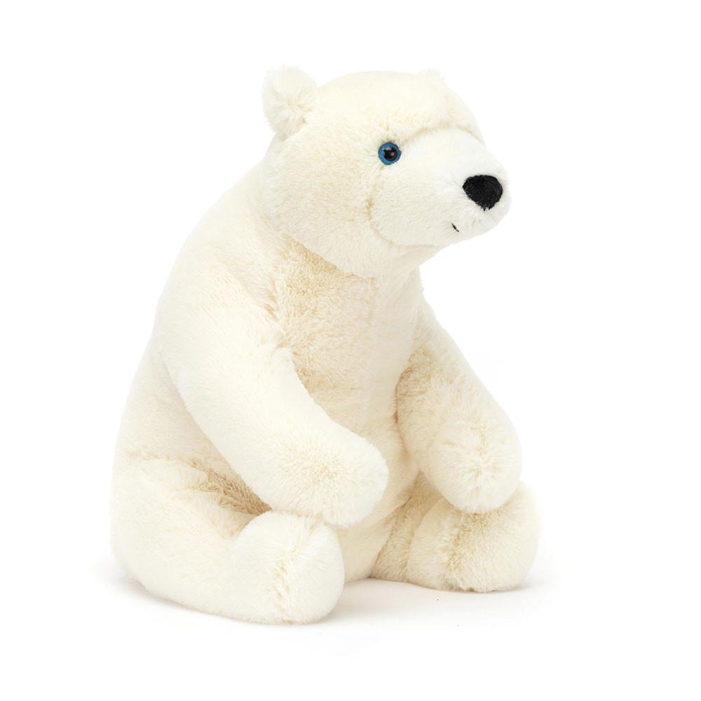 Hiver Jellycat Peluche Elwin Polar Bear,21cm x 12cm x 12cm Blanche | 98024-YLKV