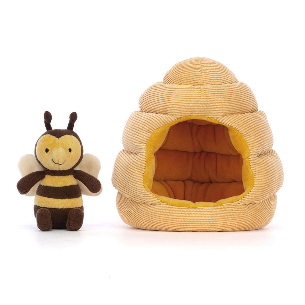 Insecte Jellycat Peluche Honeyhome Bee,18cm x 17cm x 13cm Jaune | 81045-HVUD