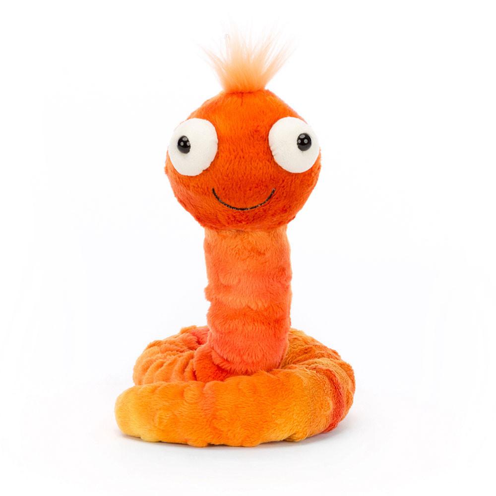 Insecte Jellycat Peluche Winston Worm,16cm x 8cm x 10cm Orange | 50294-MYHN