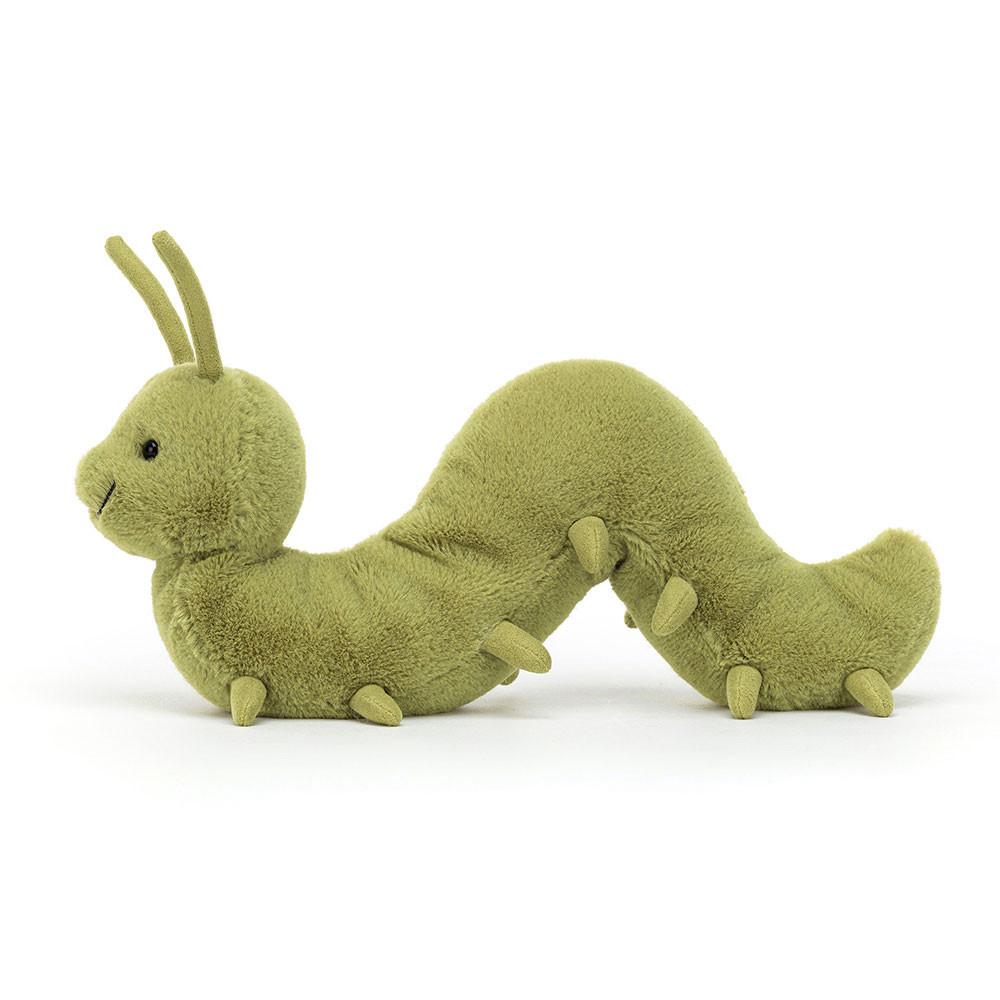 Insecte Jellycat Peluche Wriggidig Caterpillar,11cm x 5cm x 25cm Vert | 03694-OTSZ