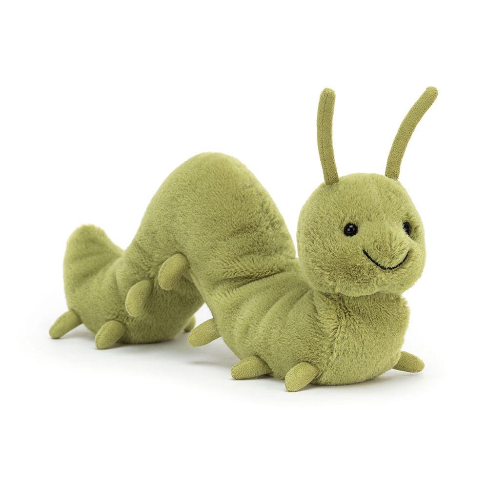 Insecte Jellycat Peluche Wriggidig Caterpillar,11cm x 5cm x 25cm Vert | 03694-OTSZ
