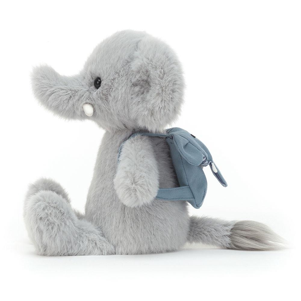 Jungle Et Safari Jellycat Peluche Backpack Elephant,22cm x 9cm x 8cm Grise | 90182-ETOC