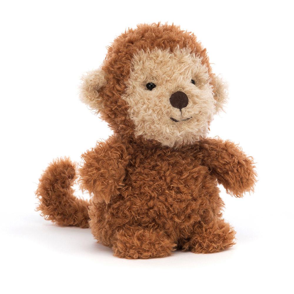 Jungle Et Safari Jellycat Peluche Little Monkey,18cm x 10cm x 8cm Marron | 94205-AEQY