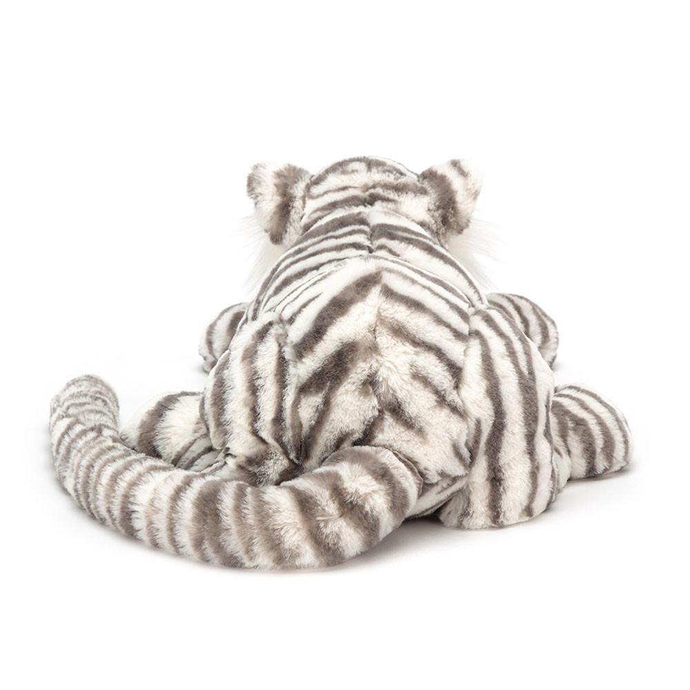 Jungle Et Safari Jellycat Peluche Sacha Snow Tiger,13cm x 14cm x 36cm Blanche | 25694-XCFL