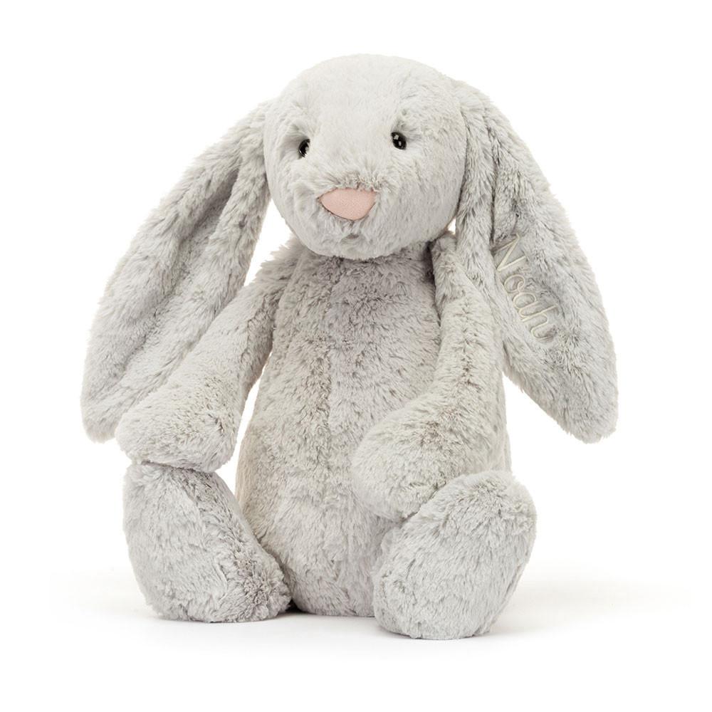 Lapin Jellycat Peluche Bashful Bunny Huge,31cm x 12cm x 9cm Grise | 58243-MHCP