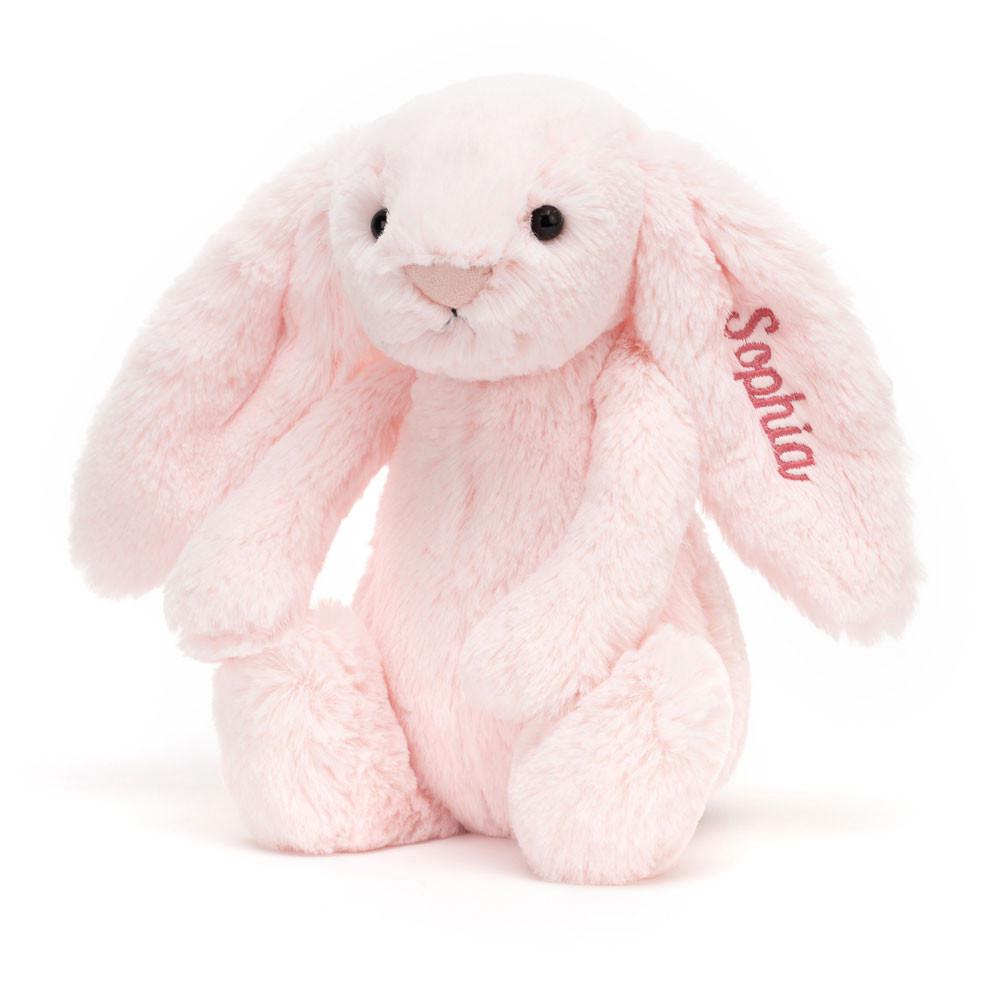 Lapin Jellycat Peluche Bashful Bunny Medium31cm x 12cm x 9cm Rose | 89346-CUDR