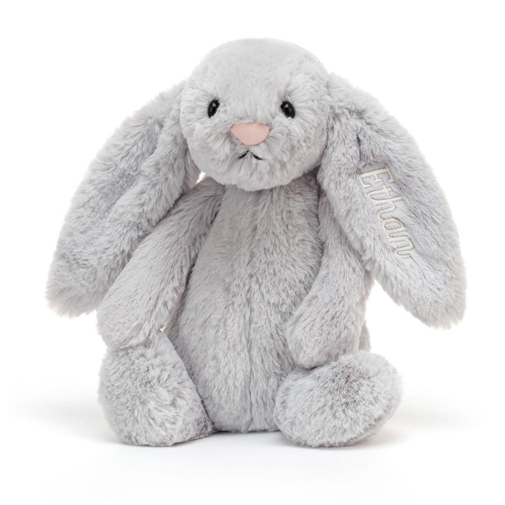 Lapin Jellycat Peluche Bashful Bunny Medium31cm x 12cm x 9cm Grise | 54069-OZEH