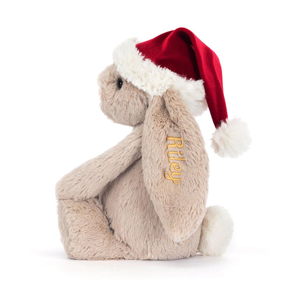 Lapin Jellycat Peluche Bashful Christmas Bunny,31cm x 12cm x 9cm Beige | 42960-QWGM
