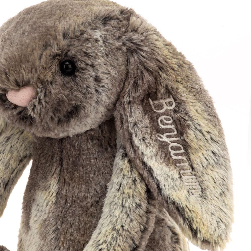 Lapin Jellycat Peluche Bashful Cottontail Bunny Medium31cm x 12cm x 9cm Marron | 61283-LYGO