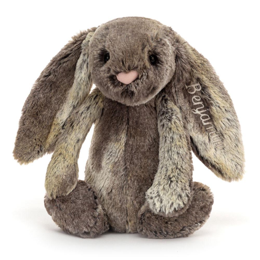 Lapin Jellycat Peluche Bashful Cottontail Bunny Medium31cm x 12cm x 9cm Marron | 61283-LYGO
