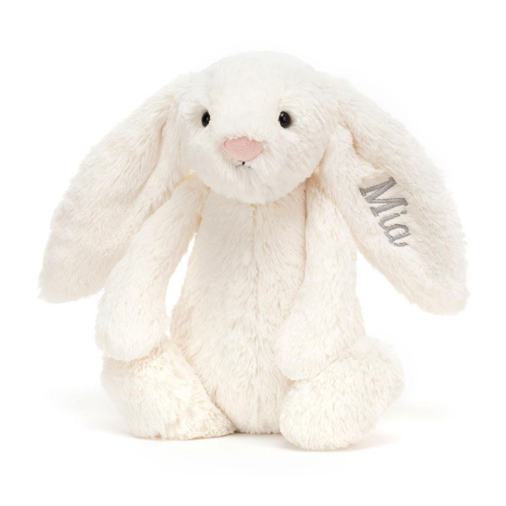 Lapin Jellycat Peluche Bashful Cream Bunny Medium31cm x 12cm x 9cm Blanche | 40875-QZWX