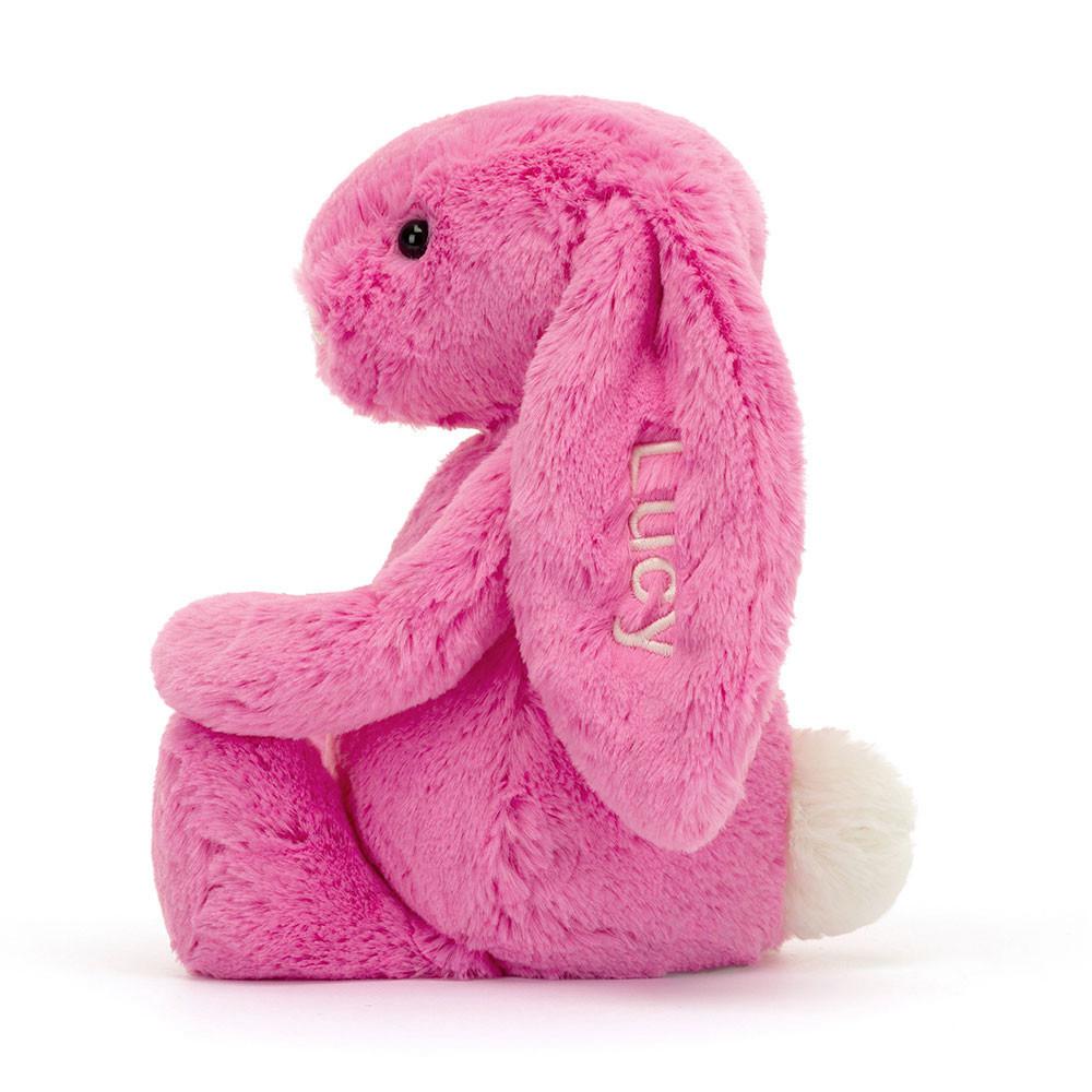 Lapin Jellycat Peluche Bashful Hot Bunny Medium31cm x 12cm x 9cm Rose | 47126-AHSW