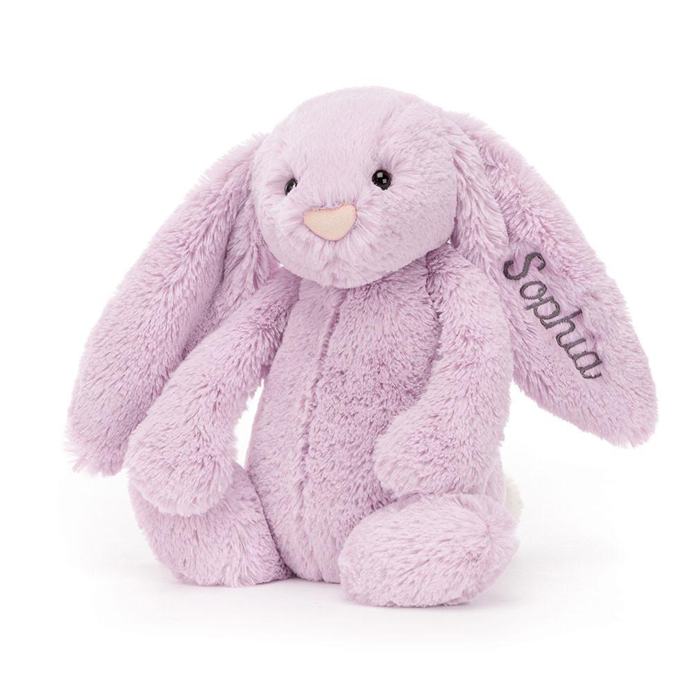 Lapin Jellycat Peluche Bashful Lilac Bunny Medium31cm x 12cm x 9cm Violette | 76248-GOPW